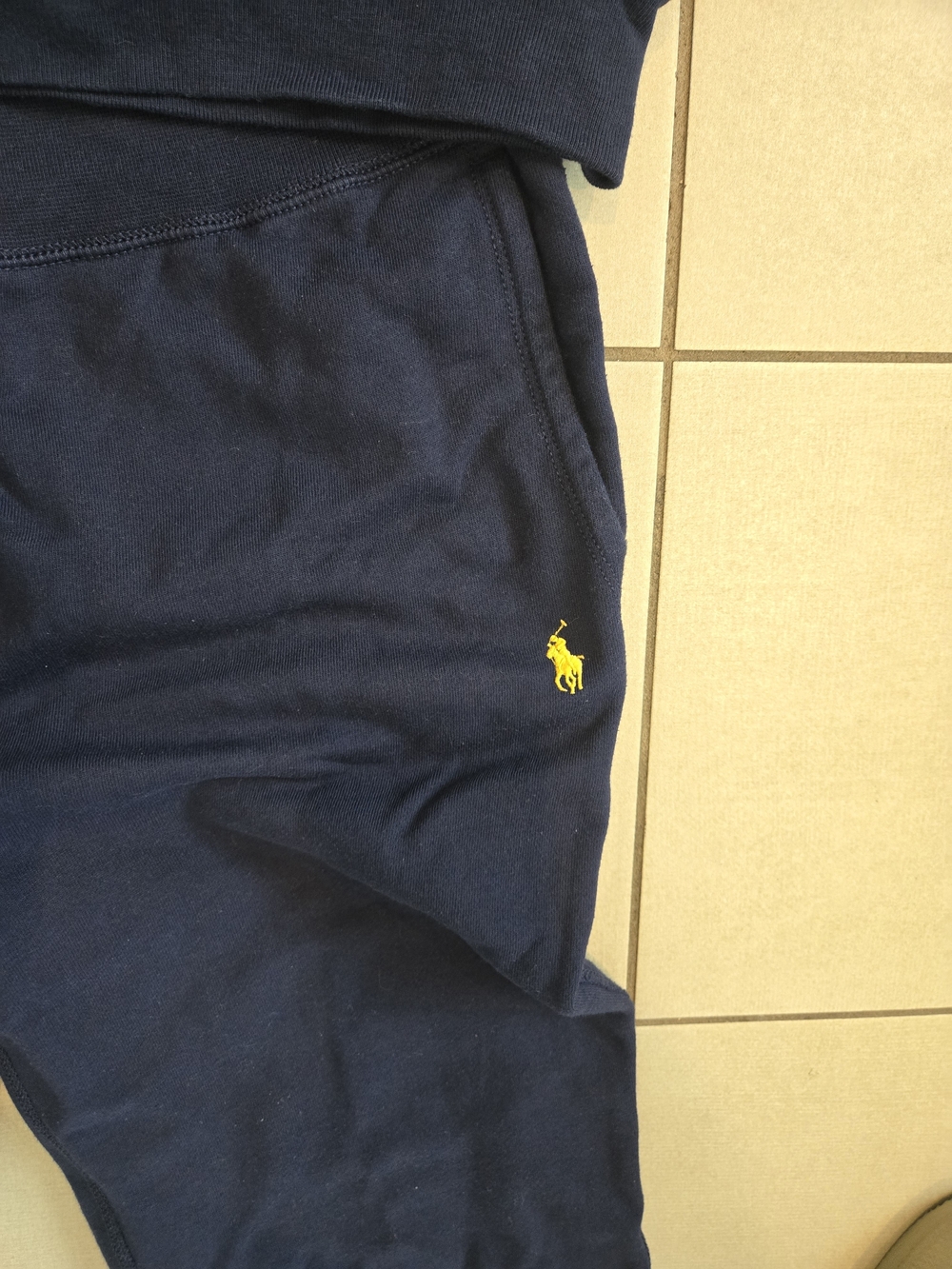 Ralph Lauren Navy Polo Logo Zip Hoodie & Joggers Set - Picture 6 of 12